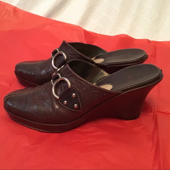 cole haan leopard mule